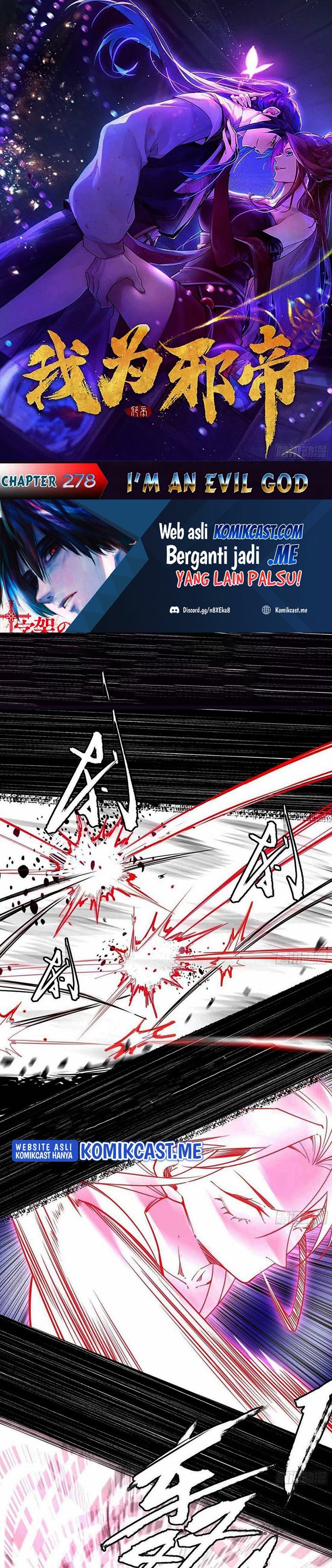 I’m An Evil God Chapter 278 Bahasa Indonesia